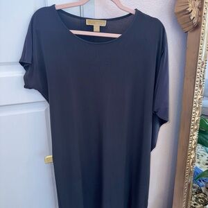 Michael Kors Navy Blue Dolman Sleeve Relaxed T-Shirt‎